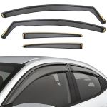 Set Paravanturi Auto Audi Q7 I 2006-2015 Suv pentru Geamuri Fata-Spate WindDeflectors