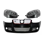 Bara Fata cu Faruri Negre VW Golf 5 V Mk5 (2003-2007) Jetta (2005-2010) GTI Design Performance AutoTuning