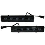 Lumini de zi dedicate LED DRL Mercedes G-class W463 (1989-2012) G65 Design Negru Performance AutoTuning