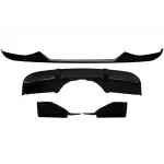 Pachet Exterior Aero Prelungire Bara Fata si Difuzor BMW X5 F15 (2014-2018) M Technik Sport Aerodynamic Design Piano Black Performance AutoTuning