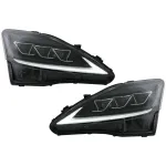 Faruri Full LED Semnal Dinamic LEXUS XE20 (2006-2013) Negru Performance AutoTuning