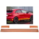Stickere Laterale Portocaliu Mat MERCEDES Benz Coupe C238 W212 W213 E200 E300 E350 E46 E63 C207 A207 Performance AutoTuning