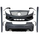 Pachet Exterior Complet cu Grila Neagra Mercedes A-Class W176 (2012-2018) Facelift A45 Design Performance AutoTuning