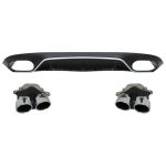 Difuzor Bara Spate Mercedes E-Class C238 A238 AMG Sport Line Coupe Cabrio (2016+) E53 Design Silver Performance AutoTuning