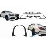 Prelungiri Bara Fata si Spate MERCEDES CLA W117 FACELIFT (2016-2018) CLA45 Design Negru Lucios Performance AutoTuning