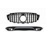 Difuzor Bara Spate cu Grila Centrala Neagra Mercedes E-Class C238 AMG Sport Line (2016+) E53 Design Performance AutoTuning