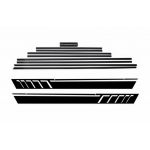 Bandouri Laterale Mercedes G-Class W463 (1989-2017) cu Stickere Laterale Negru Mat Performance AutoTuning