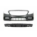 Bara Fata cu Difuzor Mercedes C-Class W205 S205 AMG Sport Line (2014-2020) C63S Design Performance AutoTuning