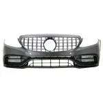 Bara Fata cu Grila Crom Mercedes C-Class W205 S205 A205 C205 (2014-2018) C63 Design Performance AutoTuning