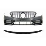 Bara Fata cu Grila si Eleron portbagaj Negru Lucios Mercedes C-Class C205 (2014-2018) C63 GT-R Design Performance AutoTuning