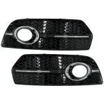 Grile Laterale Audi Q5 SUV 8R (2008-2011) RS Design Negru Lucios Chrome Performance AutoTuning