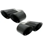 Ornamente Evacuare Porsche Cayenne 9Y0 SUV 3.0 (2018-up) Negru Performance AutoTuning