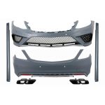 Pachet Exterior cu Ornamente tobe Negru Mercedes S-Class W222 (2013-06.2017) S63 Design Performance AutoTuning