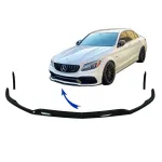 Prelungire Bara Fata Mercedes C-Class C63 C63S W205 S205 (2014-2018) Limo Station Wagon Negru Lucios Performance AutoTuning