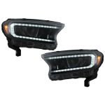 Faruri LED Light Bar Ford Ranger (2015-2020) LHD Negru cu Semnal Dinamic Performance AutoTuning
