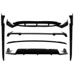 Pachet Exterior Aero BMW X5 G05 (2018-up) M-Tech Black Knight Design Negru Lucios Performance AutoTuning