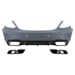 Bara Spate cu Ornamente tobe Crom Mercedes E-Class W213 (2016-2019) E63 Design Performance AutoTuning