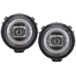 Faruri Full LED MERCEDES G-Class W463 (2005-2017) Crom Facelift 2018 Design cu Dynamic Start Up Performance AutoTuning
