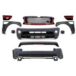 Pachet Exterior cu Grila Centrala Rosu Negru Land Range Rover Sport L320 Facelift (2009-2013) Autobiography Design Performance AutoTuning
