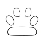 Set Ornamente Rama Grila Faruri Stopuri MINI III F55/F56 Hatchback F57 Convertible (2014-up) Negru Performance AutoTuning