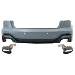 Bara Spate cu ornamente evacuare Audi A6 C8 4K Sedan (2018-Up) RS Design Performance AutoTuning