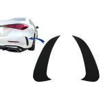 Ornamente bara spate flapsuri Mercedes C Class W206 Sport Line (2021-Up) Negru Lucios Performance AutoTuning