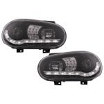 Faruri LED Daylight VW Golf IV 4 Cabriolet Hatchback Variant (09.1997-09.2003) Negru Performance AutoTuning