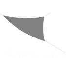 Copertina parasolar, triunghiulara, gri, 3.6x3.6x3.6 m GartenVIP DiyLine