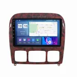 Navigatie Auto Multimedia cu GPS Android Mercedes S Class W220 (1998 - 2005), Display 10 inch, 2GB RAM +32 GB ROM, Internet, 4G, Aplicatii, Waze, Wi-Fi, USB, Bluetooth, Mirrorlink