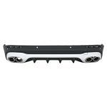 Difuzor Bara Spate cu Ornamente Evacuare Mercedes-Benz GLB SUV (2020 - up) Performance AutoTuning