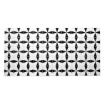 Panou decorativ, PVC, model marmura, abstract, alb si negru, 96x48.5cm GartenVIP DiyLine