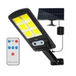 Lampa solara de perete cu senzor de miscare, 120 LED COB,4 moduri, IP65, 11.5x23.5x4 cm, Izoxis GartenVIP DiyLine