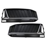 Grile Laterale Audi A4 B9 Sedan Avant S-Line (2016-2018) RS4 Design Silver Performance AutoTuning
