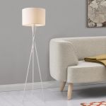 Lampa de podea Grenoble 154 cm 1 x E27 alb [lux.pro] HausGarden Leisure