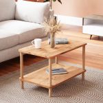 Couchtisch Jelling Rechteckig 43 x 70 x 44 cm Holzoptik [en.casa] HausGarden Leisure