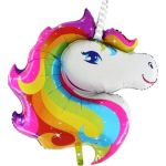 Balon din folie unicorn colorat 104cm StarHome GiftGalaxy