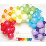 Ghirlanda set 78 baloane curcubeu StarHome GiftGalaxy
