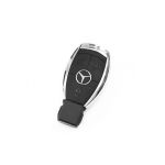 Carcasa Cheie Smartkey Mercedes Benz 3 butoane Model Cromat AutoProtect KeyCars