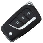 Carcasa Cheie Briceag Toyota Avensis 3 Butoane cu Suport Baterie Mare AutoProtect KeyCars