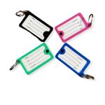 Etichete Duble Colorate pentru Chei, Diverse Culori, Pachet 48 Bucati AutoProtect KeyCars
