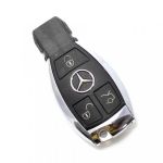 Carcasa Cheie SmartKey Mercedes 3 Butoane Model Cromat 2011 AutoProtect KeyCars