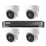 Sistem supraveghere video Hikvision 4 camere interior 4 in 1, 8MP, lentila 2.8, IR 60m, DVR 4 canale 4K 8MP SafetyGuard Surveillance