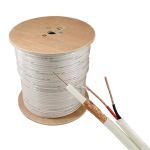 Cablu coaxial RG59 + alimentare 2x0.75'305m'alb TSY-RG59+2X0.75-W SafetyGuard Surveillance