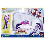 SPIDEY PRIETENII EXTRAORDINARI SET MOTOCICLETA SI FIGURINA GHOST SPIDER 10CM SuperHeroes ToysZone