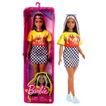 PAPUSA BARBIE FASHIONISTA BRUNETA CU SUVITE BLONDE SuperHeroes ToysZone
