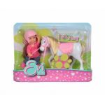 SET PAPUSICA EVI CU CALUT ALB SuperHeroes ToysZone