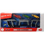 SET TRAILER 28CM CU 3 MASINUTE METALICE - ALBASTRU SuperHeroes ToysZone