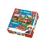 PUZZLE TREFL 2IN1 MEMO POMPIERII IN ACTIUNE SuperHeroes ToysZone