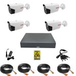 Kit Rovision complet 4 camere supraveghere exterior full hd 40 metri IR 1080P SafetyGuard Surveillance