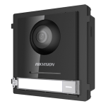 Modul Master pentru Interfonie modulara echipat cu camera video 2MP fisheye si un buton apel  - HIKVISION SafetyGuard Surveillance
